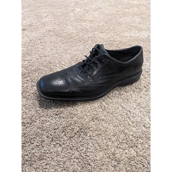 Red Wing Shoes 4790 Men Black Leather Wingtip Oxford Shoe Size 11D Pre Owned